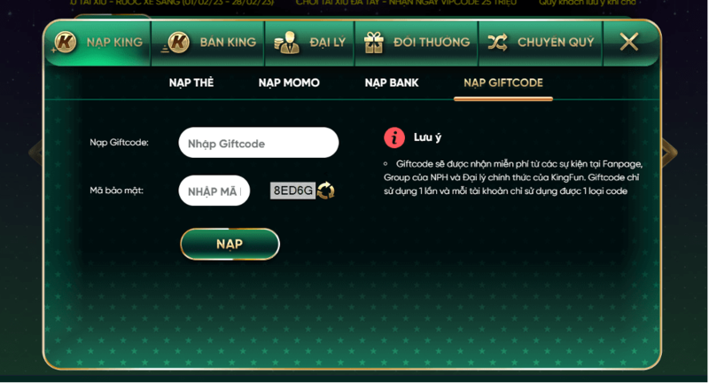 Hạn mức nạp tiền Kingfun – linh hoạt theo nhu cầu người chơi Hạn mức nạp tiền Kingfun – linh hoạt theo nhu cầu người chơi
